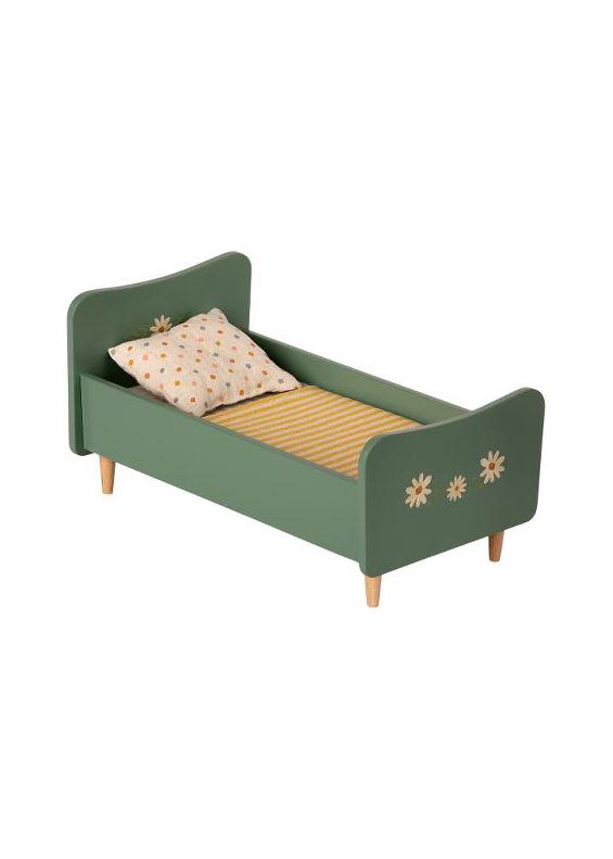 Wooden Bed, Mini, Dusty Green