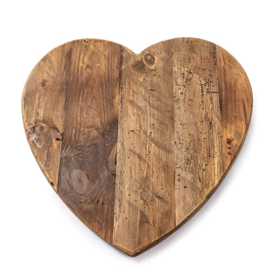 Small Recycled Pine Heart Tray/Wall Piece, 15