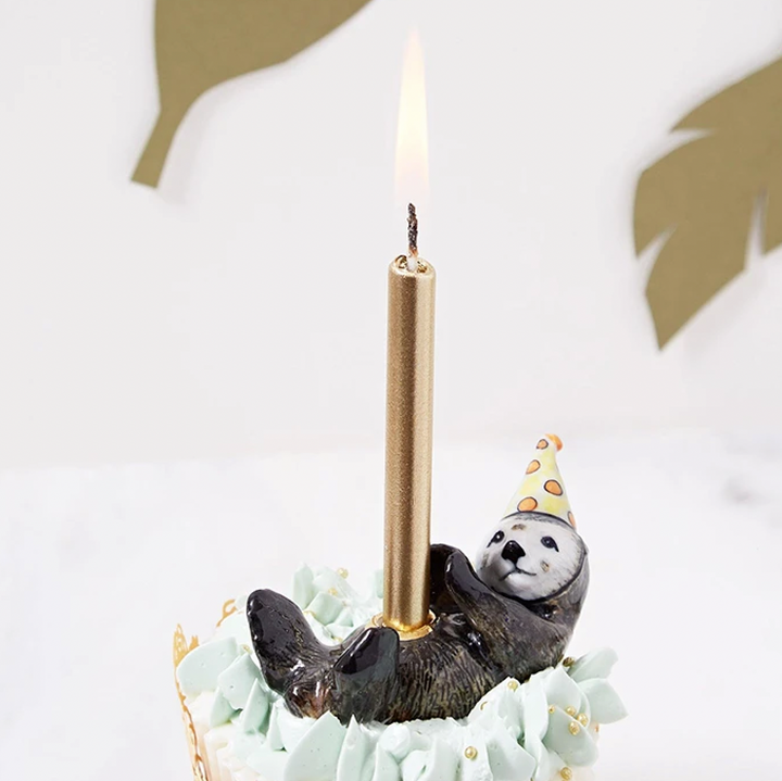 Sea Otter Party Animal Cake Topper
