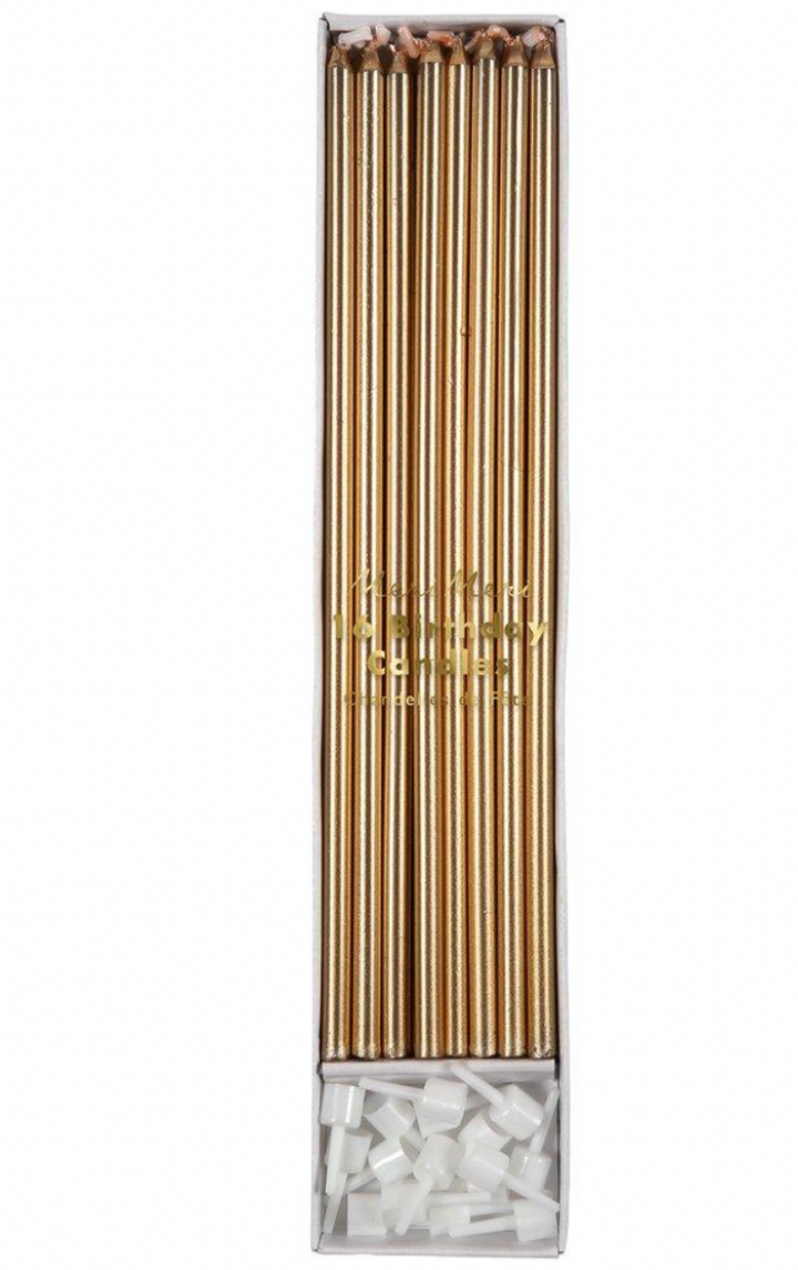 Gold Long Candles
