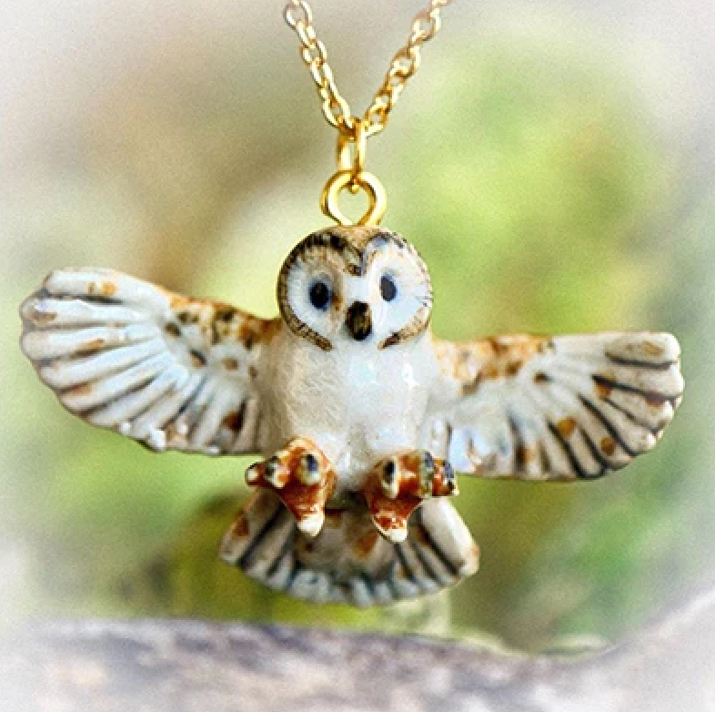 Barn Owl Necklace – Woody's Mercantile