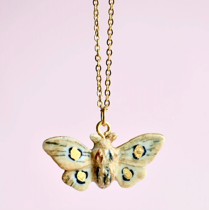 Solar Moth Necklace