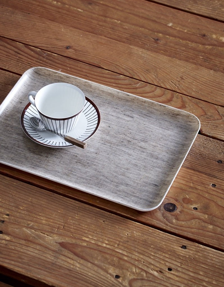 Linen Coating Tray, Natural, Medium