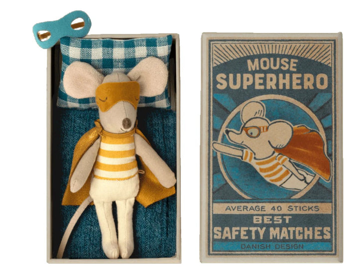 Super Hero Mouse, little brother in matchbox
