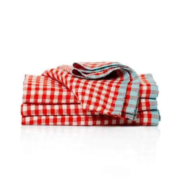 Caravan Home - Two Tone Gingham Towels - Set of 2