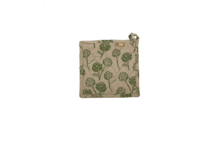 Pot Holder / Trivet Artichoke Burnt Olive