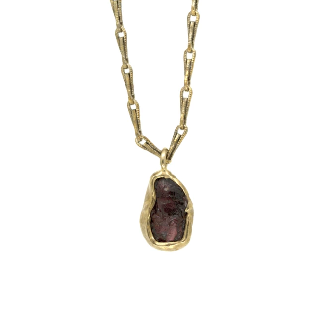 Guardian Pendant - Garnet