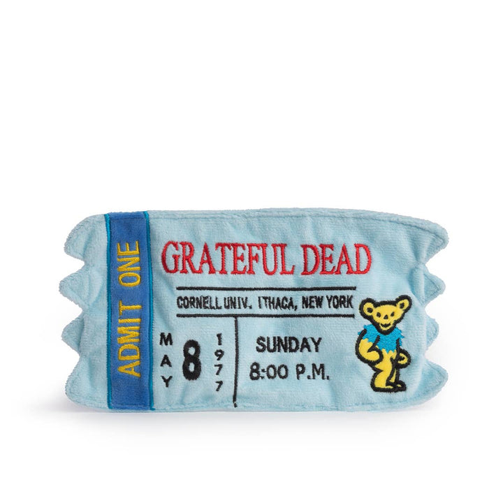 Grateful Dead Cornell '77  Concert Ticket Dog Toy