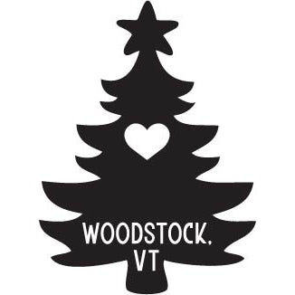 Woodstock Christmas Tree Ornament, raw steel