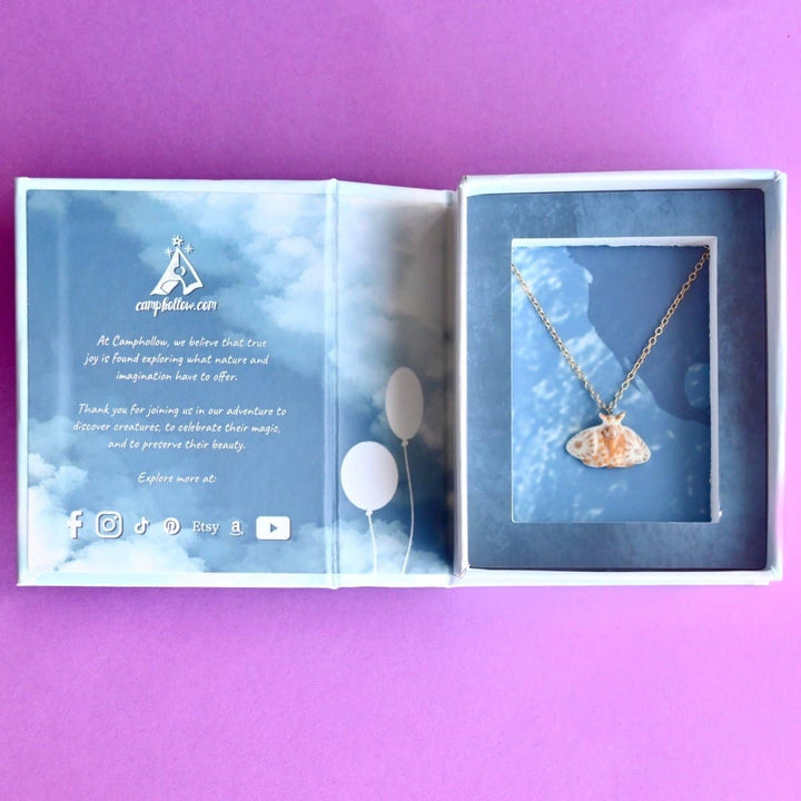 Sunbeam Moth Necklace