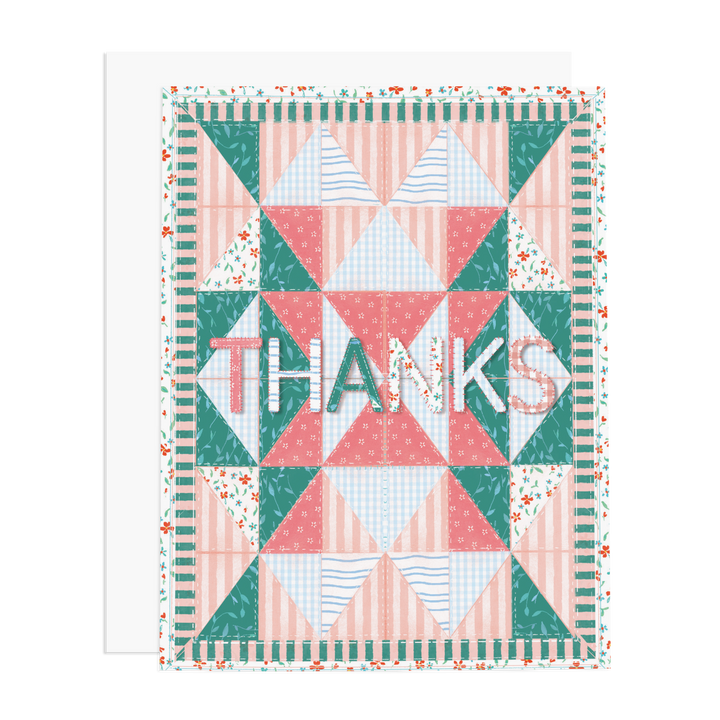 Thanks Quilt Greeting Card