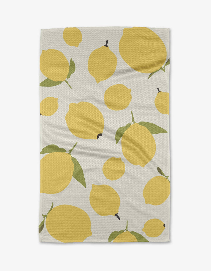 lemon tea towel