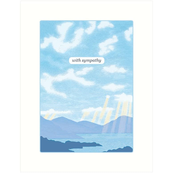 Lake | Sympathy Greeting Card: A2
