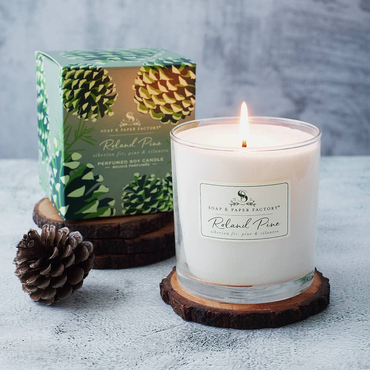 Roland Pine Large Soy Candle | Best-Selling Holiday Candle