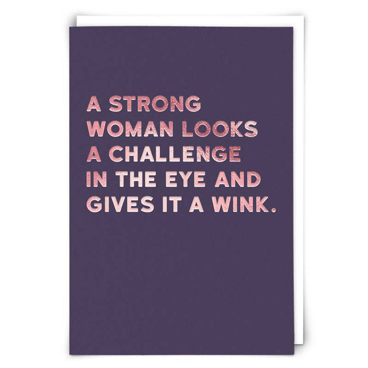Wink Greetings Card