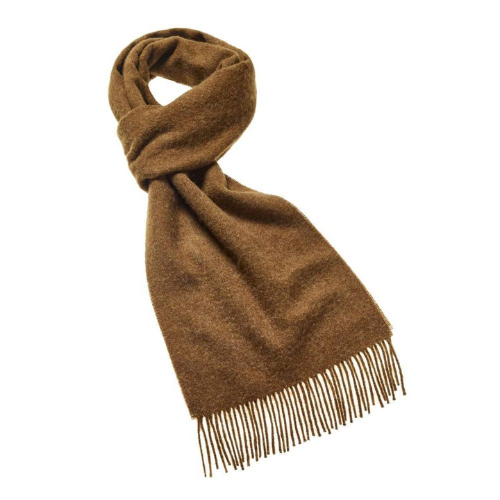 Bronte Moon, Plain Luxury Scarf - Chocolate