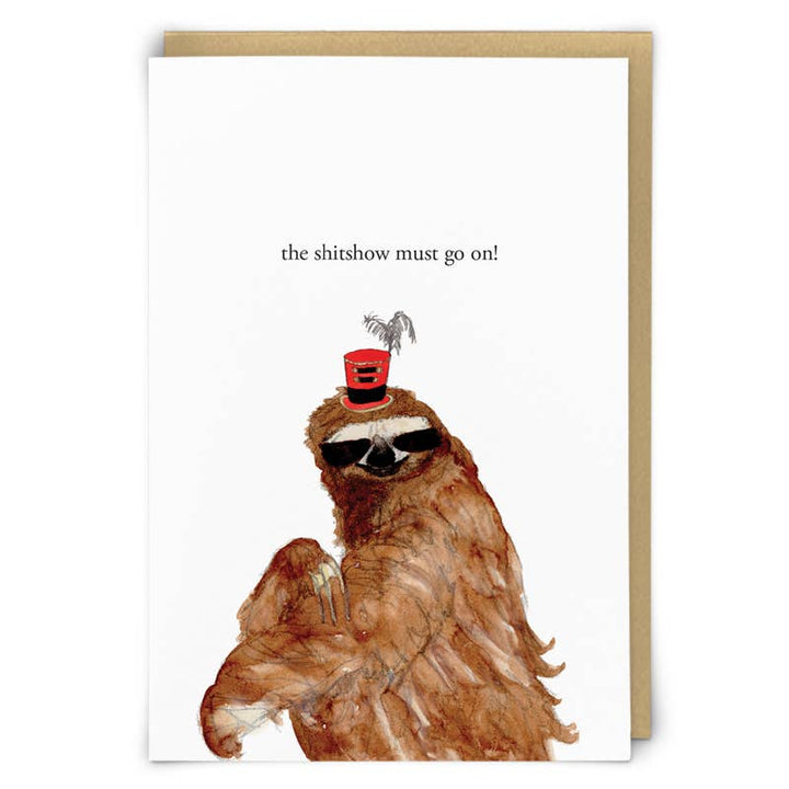 Shitshow Greeting Card