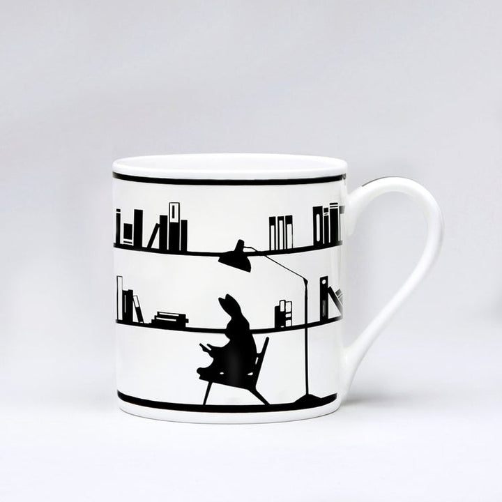 Reading Rabbit Mug