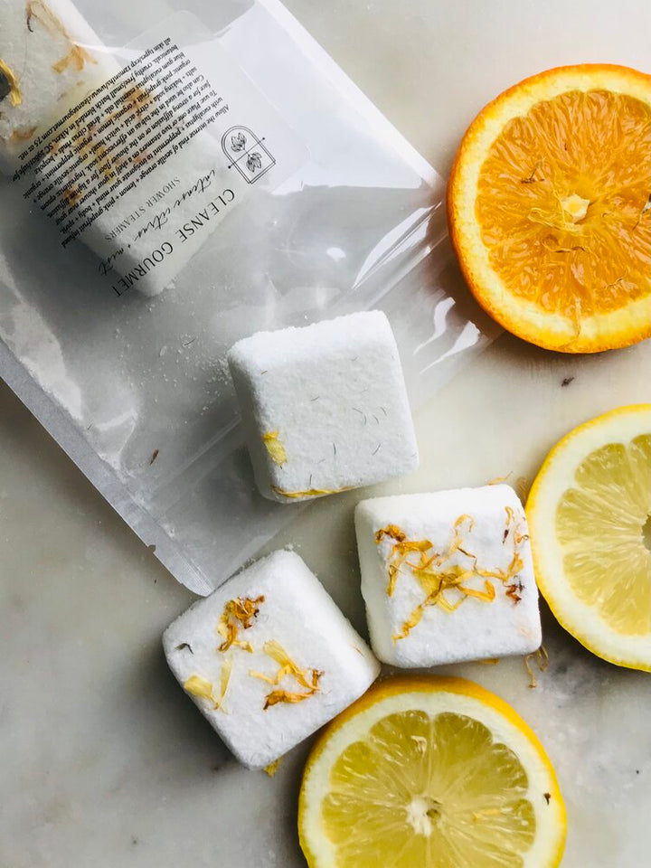 Invigorate Shower Steamers organic citrus 5 pack